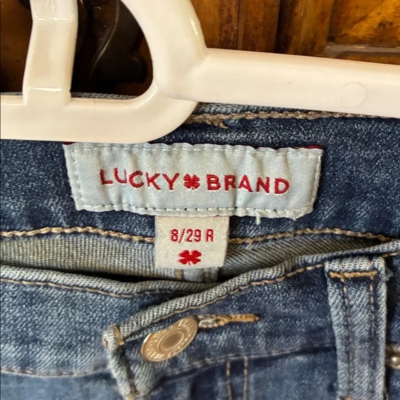 Lucky Brand Light Blue Denim Mid Rise Bootcut Jeans Size 8/29 - Picture 2 of 7